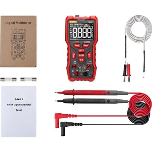 ANENG AN82 Digital Multimeter Professional 9999 Tester DIY Transistor Capacitor NCV Testers True RMS Analog meter Multimetro