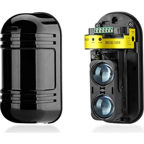 Wide voltage Dual-beam infrared shooting 100m 150m IR beam interruption time adjustment sensor for home system