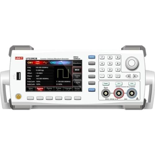 UNI-T UTG2062B Function/Arbitrary Waveform Generator 2CN 60MHz 1.28GSa/s Sampling Rate 16bits Vertical Resolution