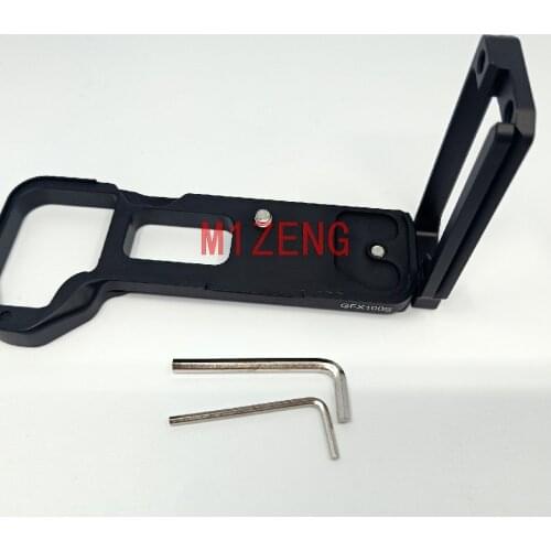 GFX100S stretchable Adjustable Vertical shoot Quick Release L Plate/Bracket hand Grip Holder for Fujifilm Fuji GFX 100S Camera