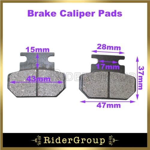 Brake Caliper Pads For Bucci CRZ Gunshot Apollo Pitsterpro YCF Pit Dirt Motor Bike Parts