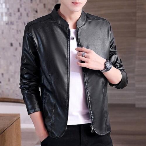 LFFMHMT Men's Faux Leather Jackets