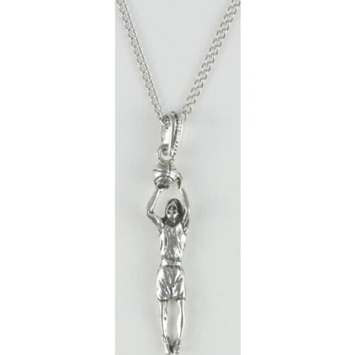 Basketball player Metal Necklace