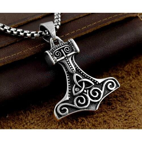 Mens Stainless Steel Biker Charm Pendant Necklace Jewelry #069