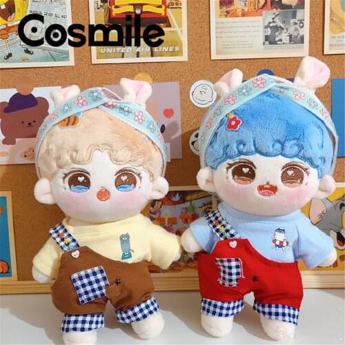 Cosmile Handmade Kpop Star Plush 20cm Doll Body Stuffed Toy Cotton Soft New Xmas Gift C