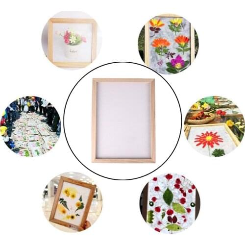 Ancient Paper Making Kit Mould Screen Frame, DIY Craft Gift, Handcraft , Recycling, Paper Art, for Kids Adults Beginners
