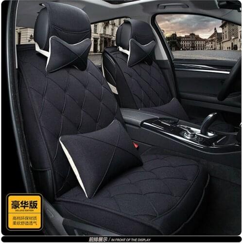 Car cushions set leather seat cover for AUDI A4L A6L Q3 Q5 Q7 A7 A3 BMW 320i 328li 316i Mini One benz GLK300 C200L GLK260 C180L