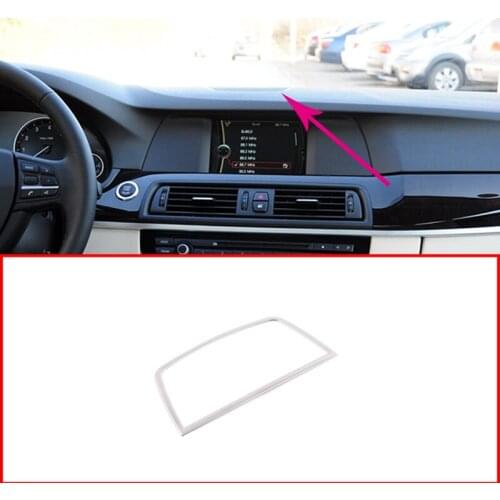 Car Dashboard Speaker Frame Cover Trim Stickers Stainless Steel For BMW X5 X6 E70 E71 2008-2013 Accessories