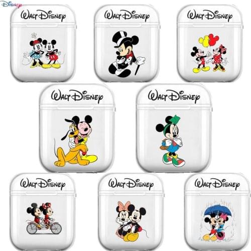 Disneys new Mickey Mouse authentic Soft Silicone Cases For Airpods 1/2 Protective Bluetooth Wireless Earphone Cover For Air Po