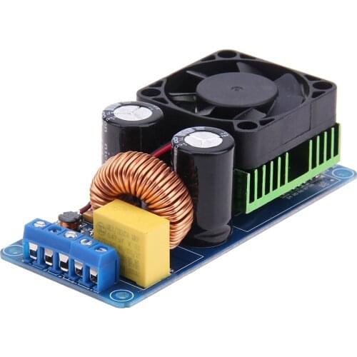 Mono Channel Home Durable IRS2092S 500W Part High Power Portable Mini Audio With Fan Digital Amplifier Board D HIFI Components