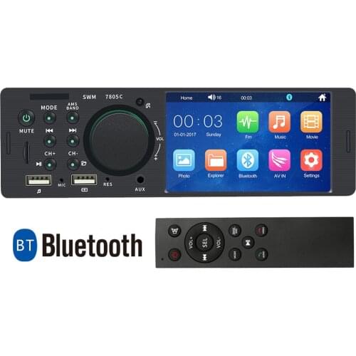 Touch Screen Version 4 Inch High-Definition Dual USB Car MP5 Player bluetooth Hands-Free Reversing Video Car Multimedia Player