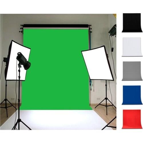 90X90cm Solid Color Photography Background Foldable Non-woven Chromakey Green Screen Photo Backdrop for Studio Video Photoshoot