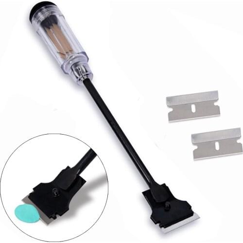 EHDIS Car Wrapping Scraper Blade Razor Squeegee Vinyl Wrap Cutter Knife Glue Sticker Remover Spatula Window Tint Cleaning Tool