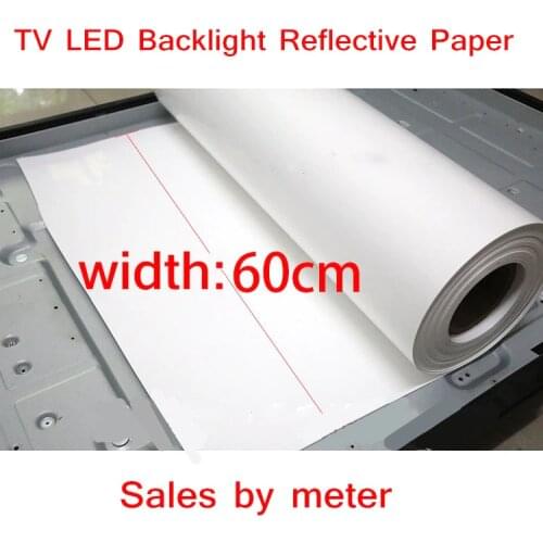 TV LED Backlight Reflective Paper White backlit paper Reflective and Hole open tools