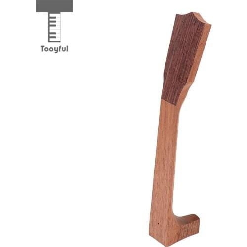 Tooyful Unfinished Exquisite Mahogany 23inch Ukulele Neck 4 String Hawaii Guitar Neck Luthier Music Lovers DIY Parts