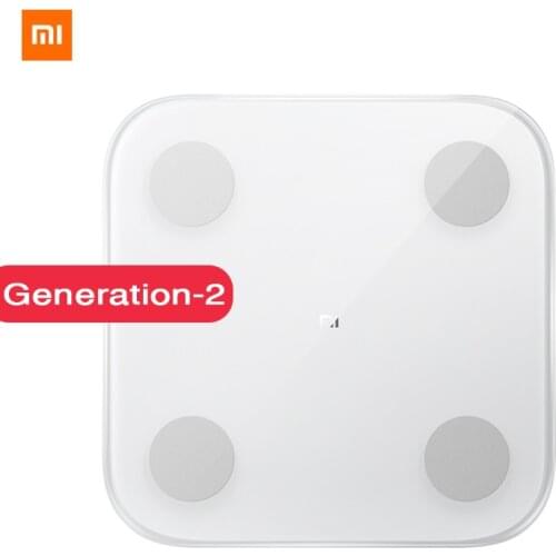 Xiaomi Smart Composition Body Fat Scale 2 Bluetooth 5.0 Balance Test 13 Body Dates BMI Muscle Rate Health Home Fitness Scale