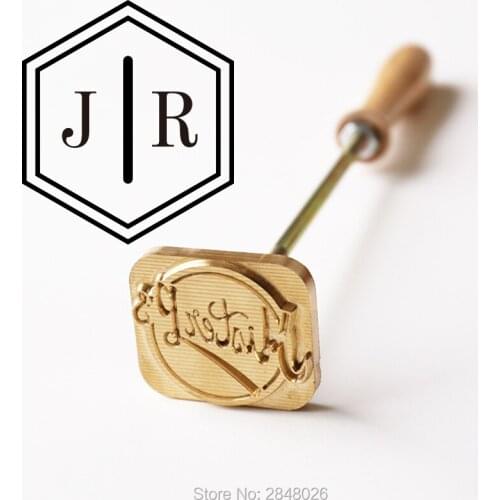 Custom Initials Logo/Wood branding iron,Steak BBQ branding iron,Leather branding,Woodworking Design,Wedding gift,Wedding stamp