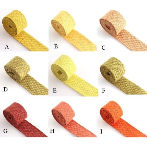 1 Inch Cotton webbing colorful Webbing Dog Collar Strap Webbing belt for Bag key fobs Webbing Purse Strap by the yard