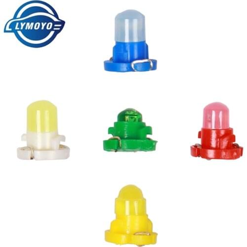 10pcs B8.5D T3 T4.2 T4.7 car LED Car Panel Gauge Dash Bulb car Dashboard Instrument Cluster Light blue red green yellow