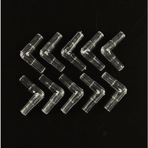 20PCS Plastic Aquarium Air Tee Joints T 3 Ways Joints T-junction Fish Tank Air Pump Line Tubing Pipeline Connectors Dia.3/16 "