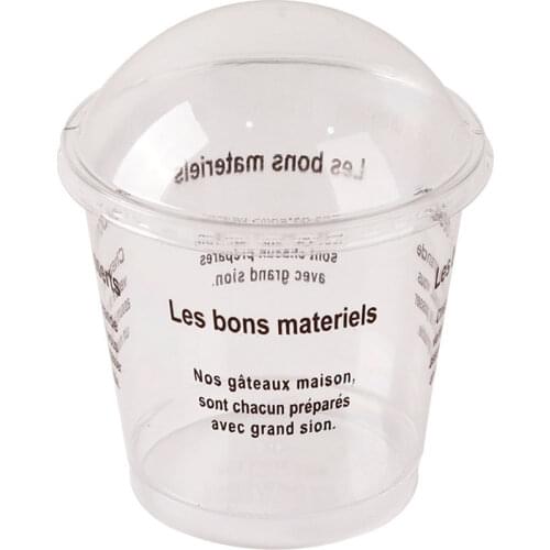 Disposable DIY 180ml Creative Pot Yogurt Mousse Dessert Cupcake Box Container Ice Cream Pudding Cups With Dome Lid Cover ZA3259