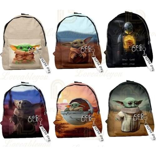 2020 Hot Sale Mandalorian Men and Women Backpack Pendant Travel Unisex Shoulder Bag Harajuku Backpack School Bags