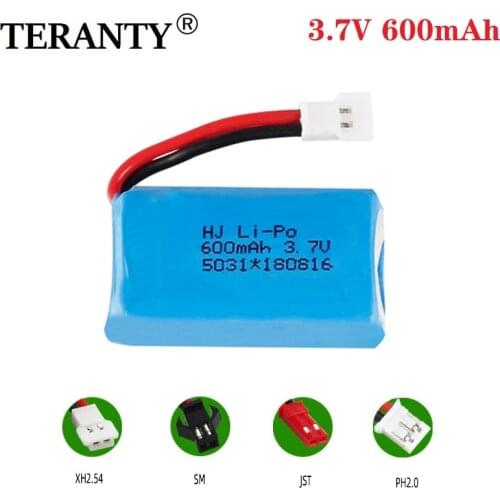 3.7V 600mAh 25c Lipo Battery for Syma X9 X9S RC Airplane Quadcopter Drone Spare Part 3.7v battery 752030 1PCS