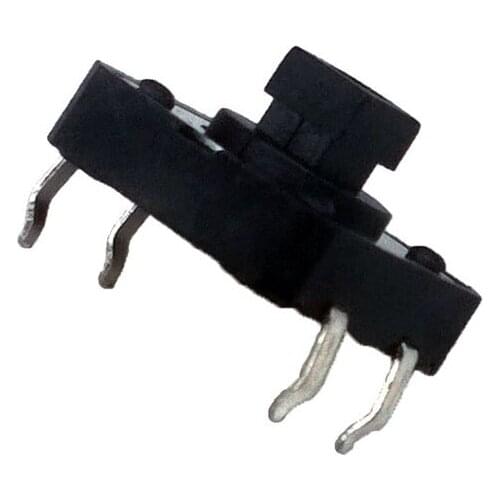 50 pcs/lot 4 PIN Square Head DIP 12*12*7.3mm 12V 0.5A Push Button Switch Tactile Tact Direct Plug-in Self-Reset Interruptor