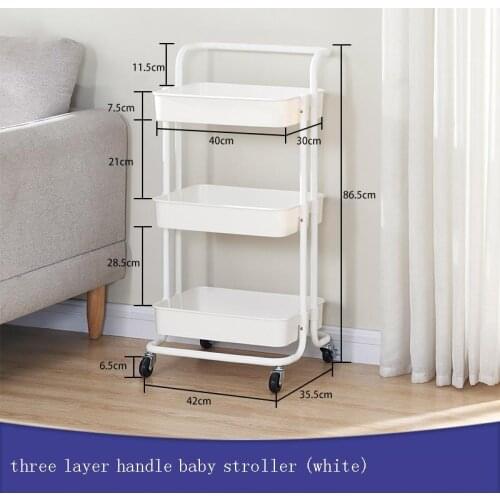 Cocina Estanteria Rangement Cuisine Spice Paper Towel Sponge Holder with Wheels Prateleira Organizer Kitchen Storage Rack