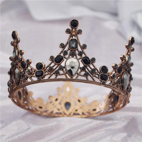 Diadem Crystal Tiara Crown for Cake baking decoration Girls and Boys Headdress Queen Bridal Crowns Pageant Wedding Hair Jewelry