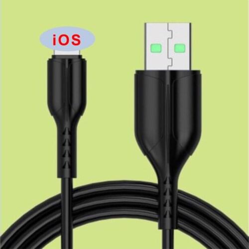 6A Fast Charging USB Cable For iPhone 12 11 Pro Max XS XR X 5 5S 6 6S 7 8 Plus Fast Charging USB Cable Wire For Iphone Charging
