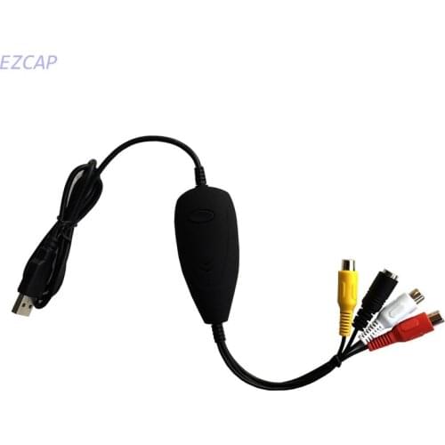 2017 new vhs to digital video converter, convert VCR VHS Video Adapter to digital format for Windows 7 8 10, Free shipping