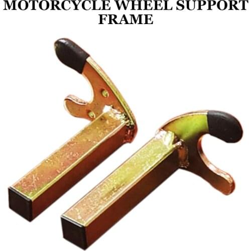 Motorcycle Bike Stands Wheel Support Frame Stand Swing Arm Lift Tripod Hooks Hook Fork U-style & Rubber L Type T-050