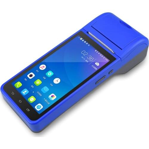 POS-6000 Receipt Printer Point Of Sales Terminal Android System 5000mA Battery 8GD ROM + 1GB RAM