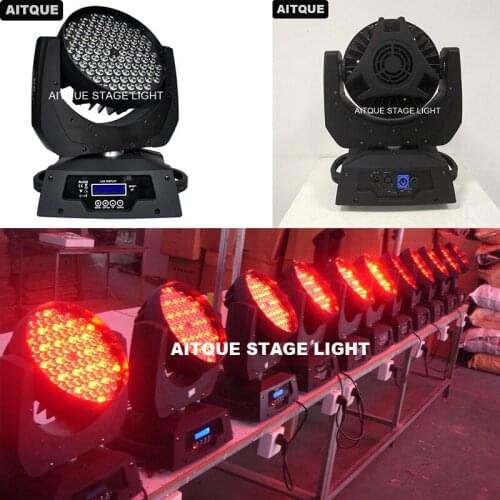 2pcs/lot Stage light music dmx led moving head 108 rgbw led lamp 3w moving head lyre wash stage light