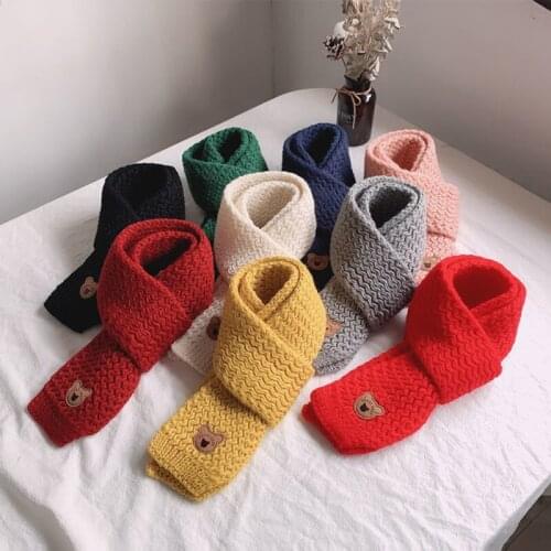 Autumn winter baby scarf warm boy girl baby scarf cute Korean version of windproof neck wrap trend