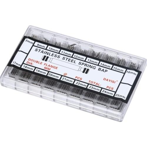 8-25mm Watch Band Spring Bars Strap Link Pins Repair Watch Link Pins Tool Sets Watch Accessories Professional Tool 25