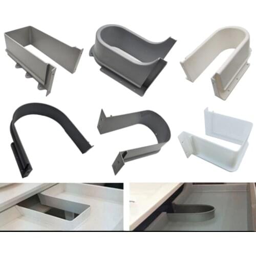 Best ABS Plastic U Shape For Sink Drawer Kitchen Bath Furniture Cabinet Recessed U for Sink Drainage