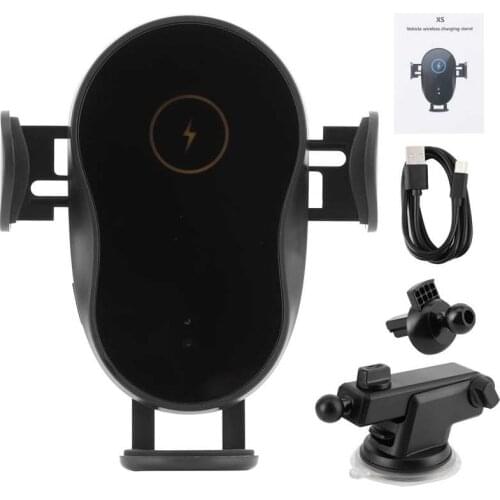 Oto aksesuar alfombrillas coche Wireless Car Charge Bracket 15W Phone Holder Fast Charging Stand Type C Interface IR Sensor