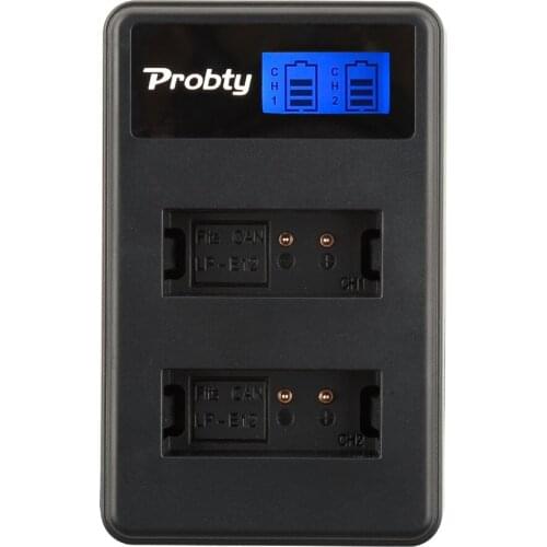 PROBTY New LP-E12 LP E12 LPE12 LCD Charger For Canon EOSM EOSM2 EOS100D EOS M M2 100D Kiss X7 Rebel SL1