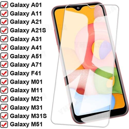 9D Full Protection Glass For Samsung Galaxy A01 Core A11 A21 A31 A41 A51 A71 Screen Protector M01 M11 M21 M31 M51 Tempered Glass