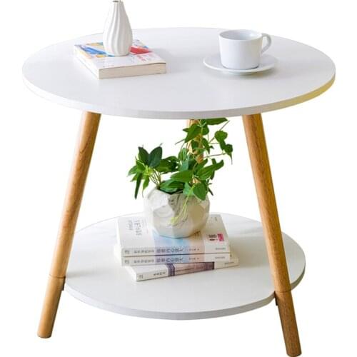 Coffee table bedside sofa side table simple small round table small coffee table simple corner several Nordic small table