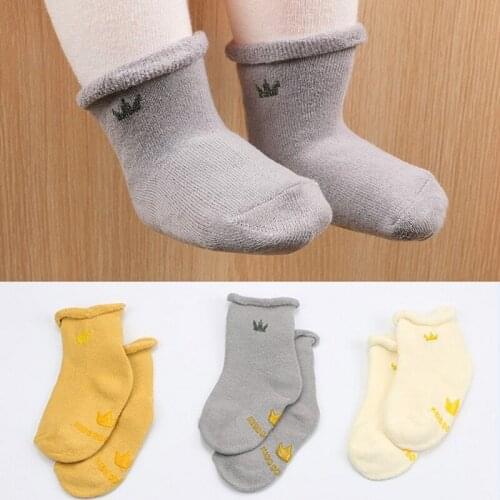 Winter Warm Baby Socks Cotton Thick Breathable Non-slip Baby Children Kids Bays and Girls Socks Infants Soft Socks CS.73