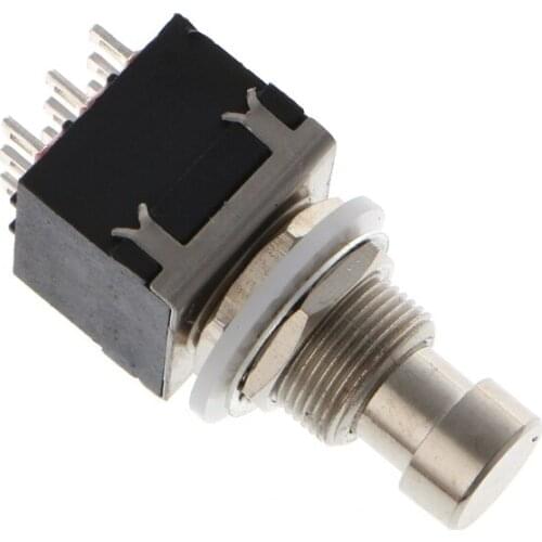 1Pc 9-Pin 3PDT Foot Pedal Switch Stompbox for Electric Guitar Effects True Bypass