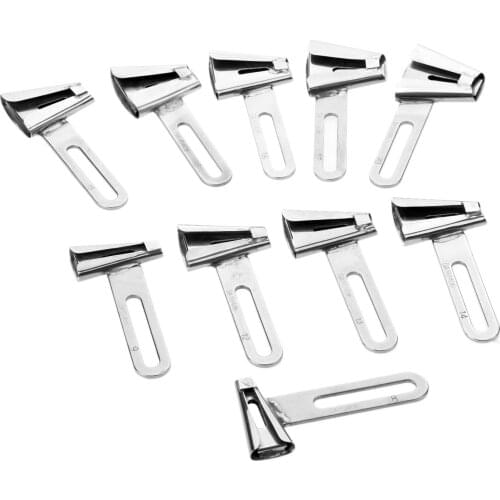 1pc Industrial Sewing Machine Belt Loop Folder For Belt Loop Machine With Cutter Hemmer For 2 Or 3 Needle CoverStitch Machine