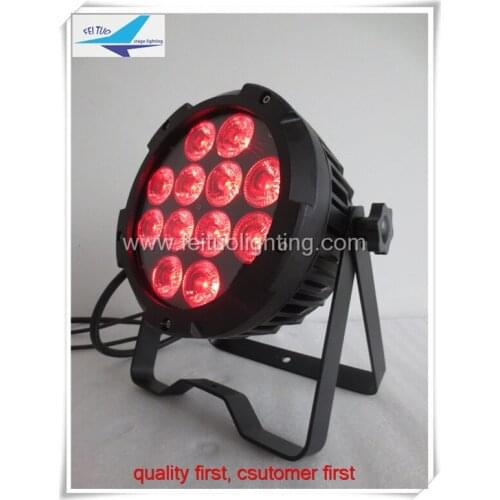 2/lot Wedding Stage Lighting 12x18W Outdoor RGBWA UV 6in1 par led light Waterproof No Fan Silent flat par led