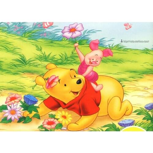 Disney Full Square Diamond Painting Winnie The Pooh 5D DIY Diamond Embroidery Cross Stitch Kits Mosaic Gift Home Decoration