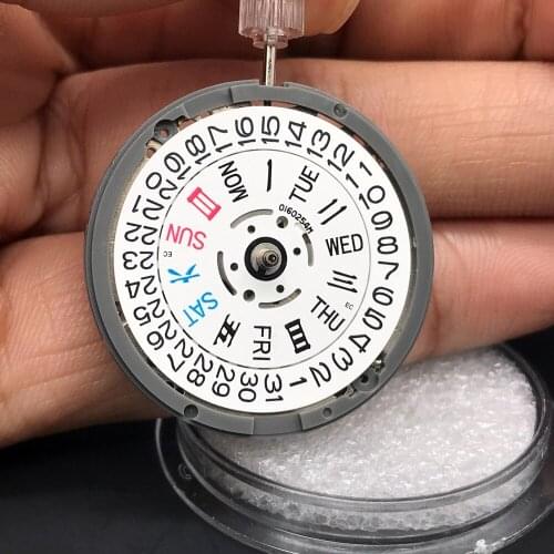 Seiko Original NH36A Automatic Mechanical Movement with Day/Date Window 24 Jewels 4R36 NH36 Japan Original Self-winding Movt