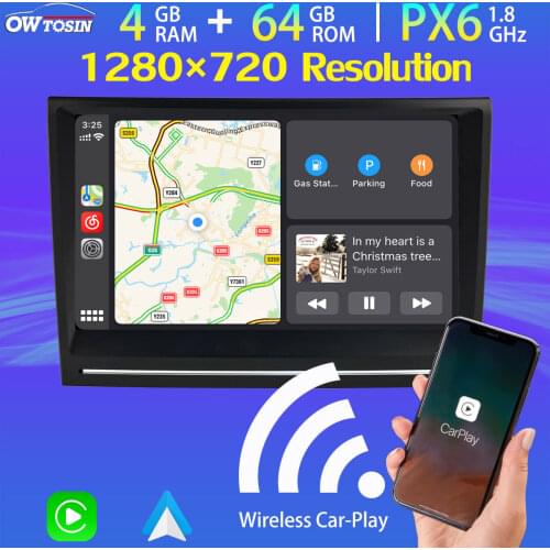 8" 1280*720P Android 10 PX6 4GB+64GB Car Multimedia Player For Porsche 911 997 Cayman Boxster 987 2005-2008 GPS Navi Radio HDMI