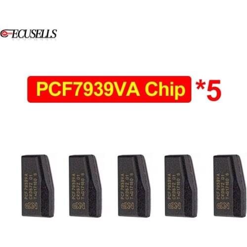 5Pcs/Lot Car Key Chip PCF7939VA Blank Transponder Chip